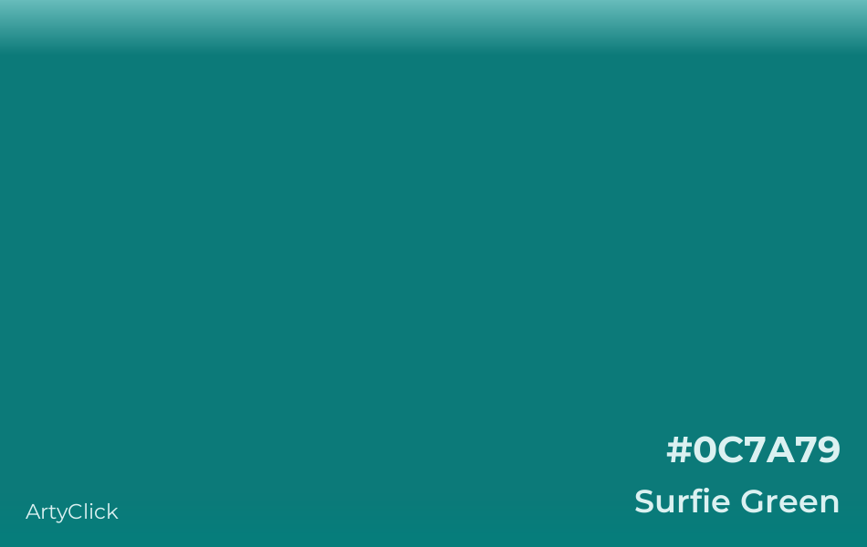 Surfie Green #0C7A79